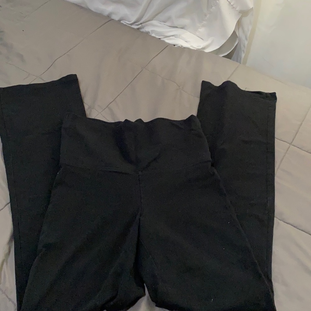 PINK black high waisted sweats